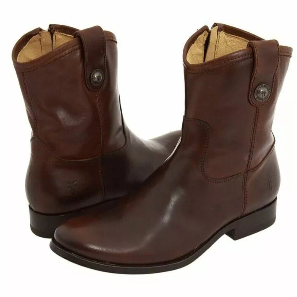 FRYE Melissa Button Short Boots ‎ Size 6 EUC